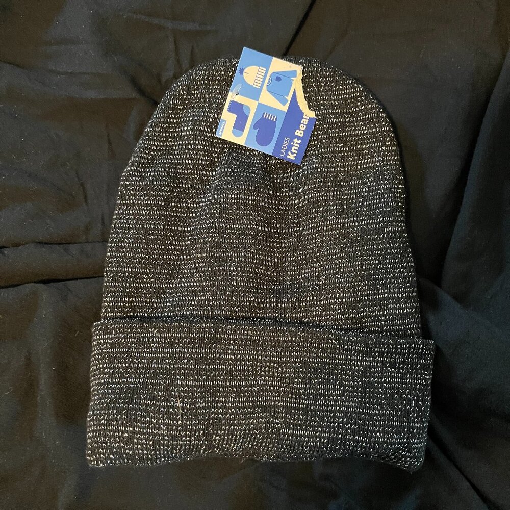 Gray Winter Beanie Hat – New with Tags